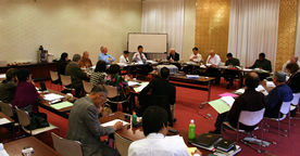 椿会館で開催された2008年度IARF国際評議員会の様子