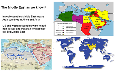 日本人の思う「中東」とイスラム教徒の思う「中東」の領域