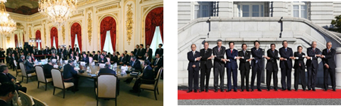 日本・ASEAN特別首脳会議の様子と各国首脳の記念撮影