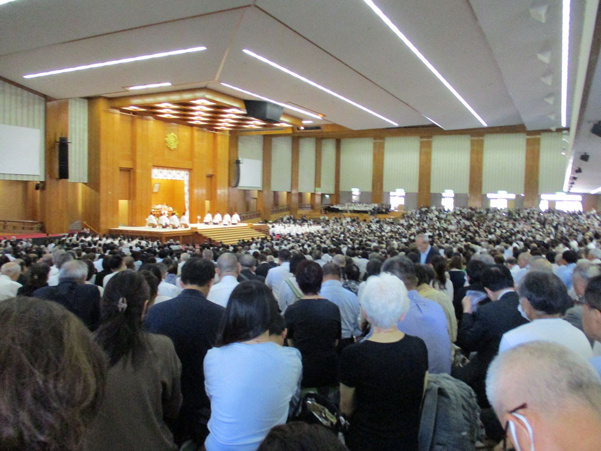 金光教本部祭場で厳修された生神金光大神大祭