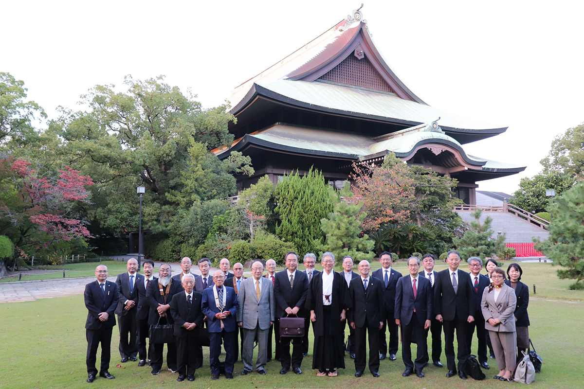 金光教泉尾教会で開催された大阪府宗教連盟の理事総会とリーガロイヤルホテルで開催された同懇親会