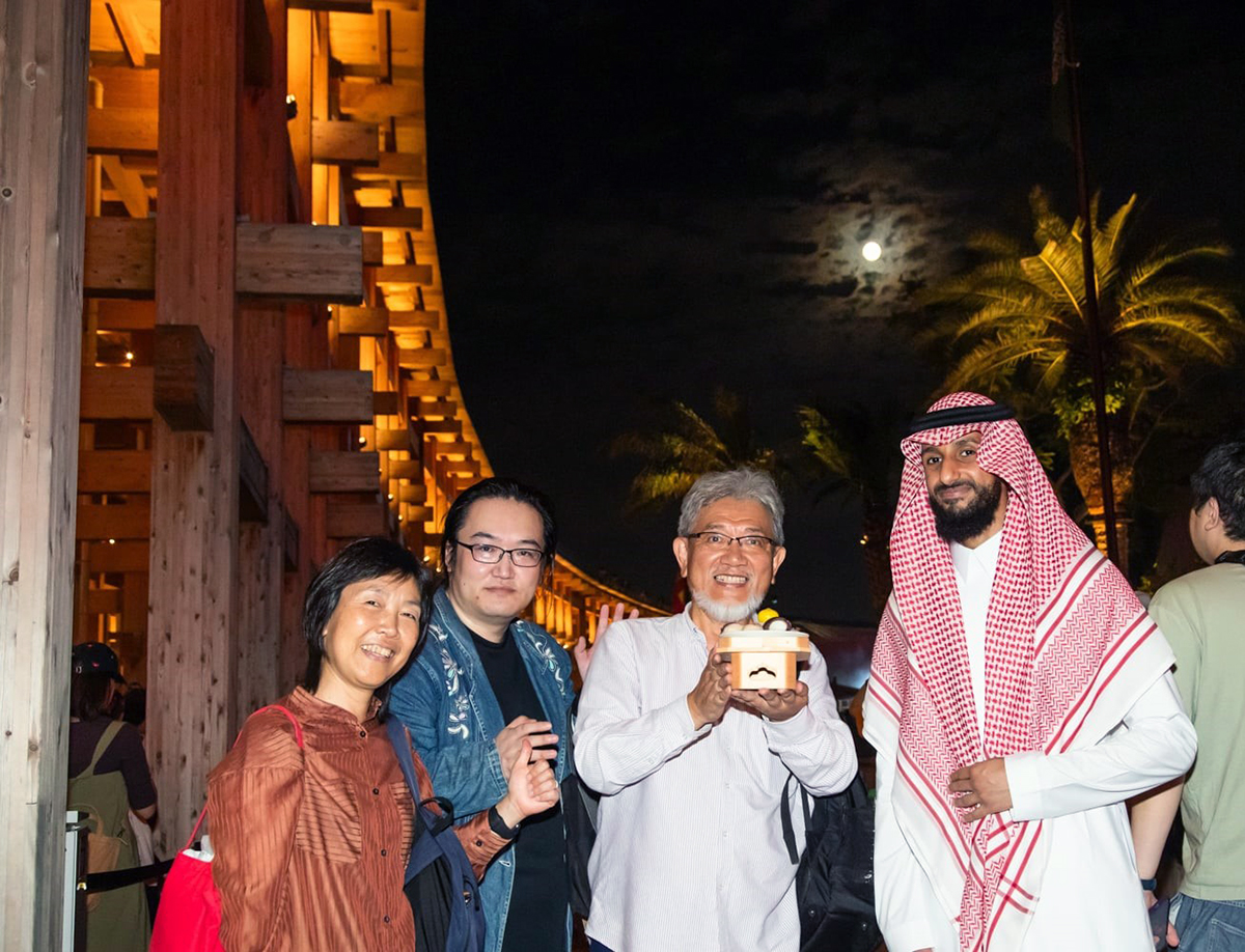 大阪関西万博会場で行われた観月会 大阪関西万博会場で行われた観月会