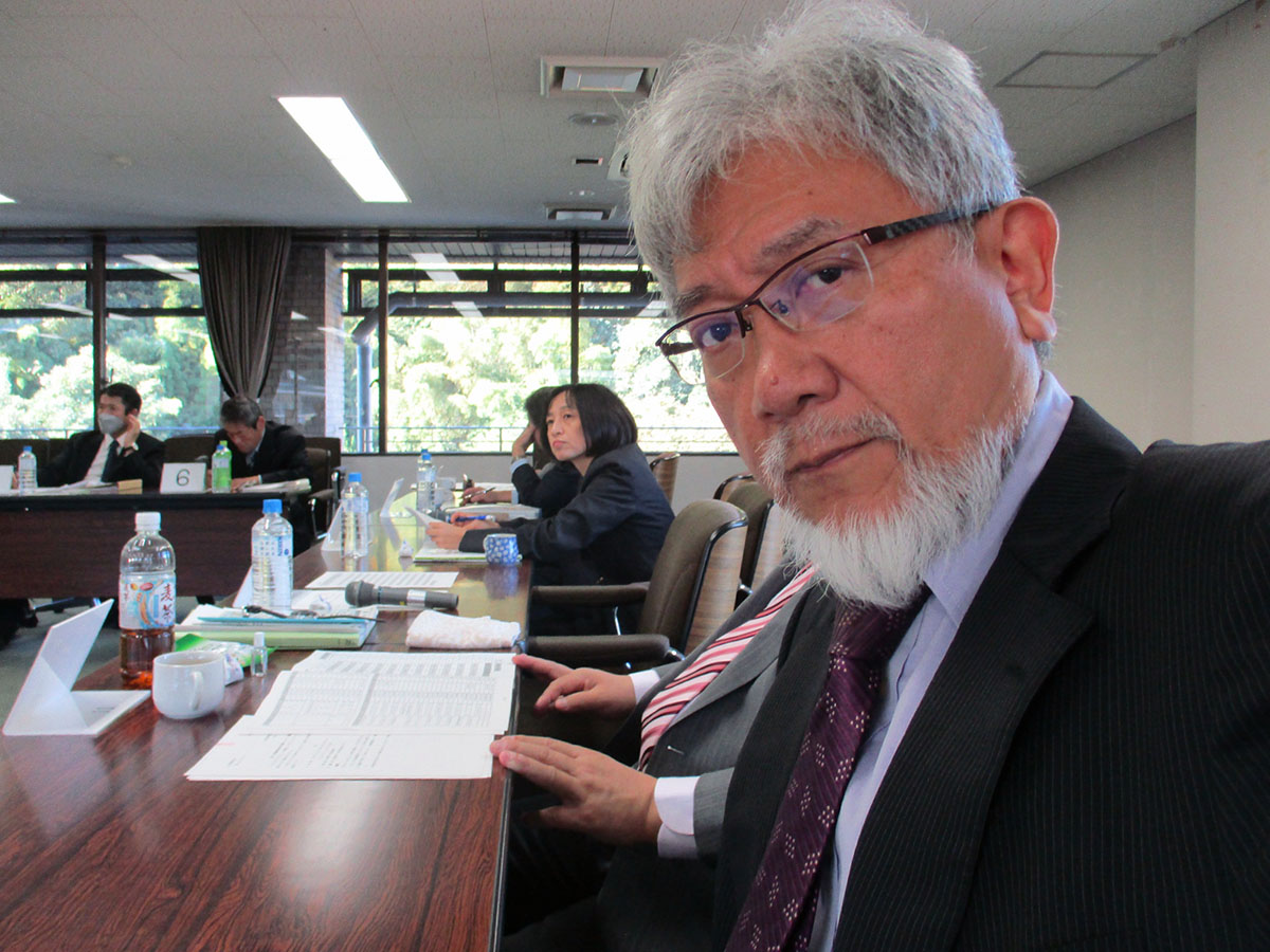 金光教教団会合同部会に出席する三宅善信師