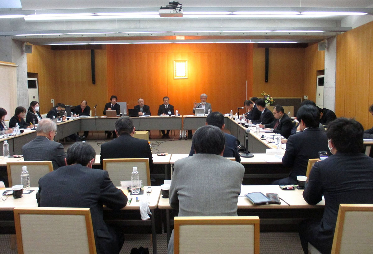  金光教大阪センターで開催された中近畿教区課題懇談会の様子