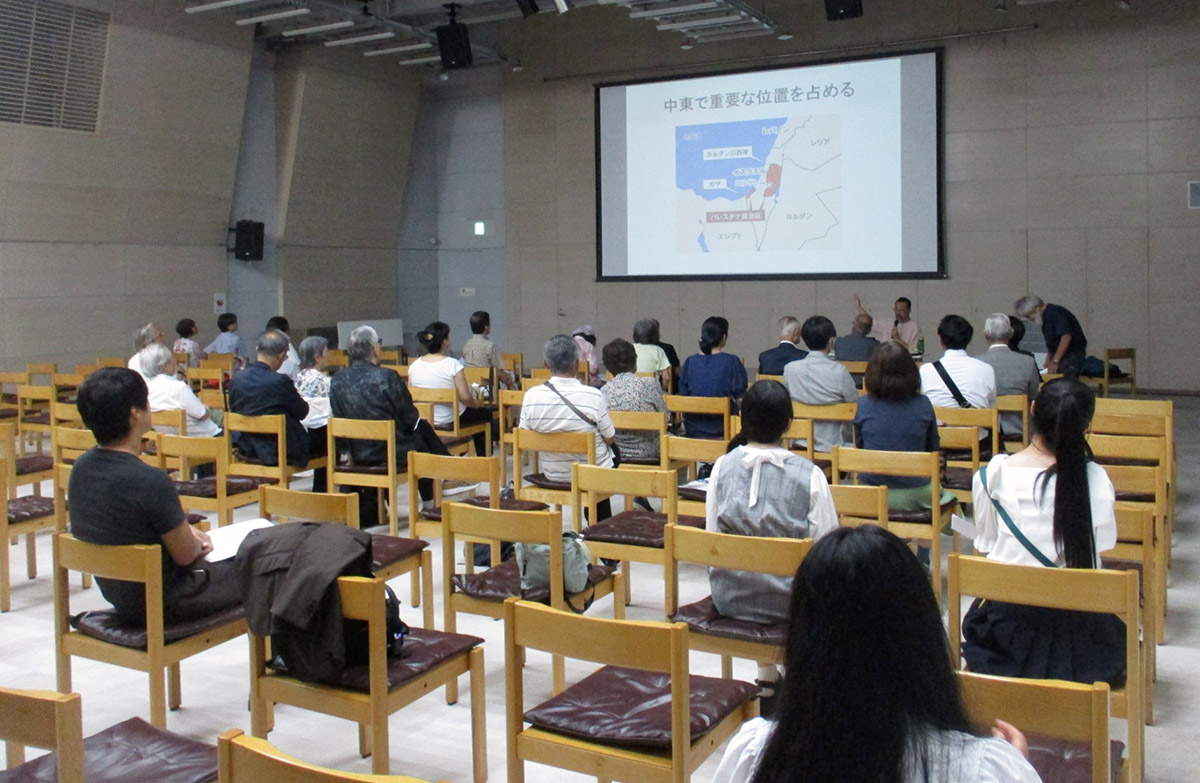 ピースおおさかで開催された大阪ユネスコ協会の講演会